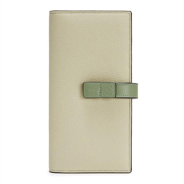 【LOEWE】ロエベ 長財布 偽物 Large Vertical*バイカラーレザー縦型☆7色 124.12.S40